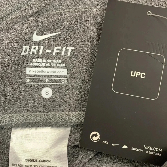 Nike Dri-Fit NWT Capri Leggings Gray Size Small - Picture 4 of 4
